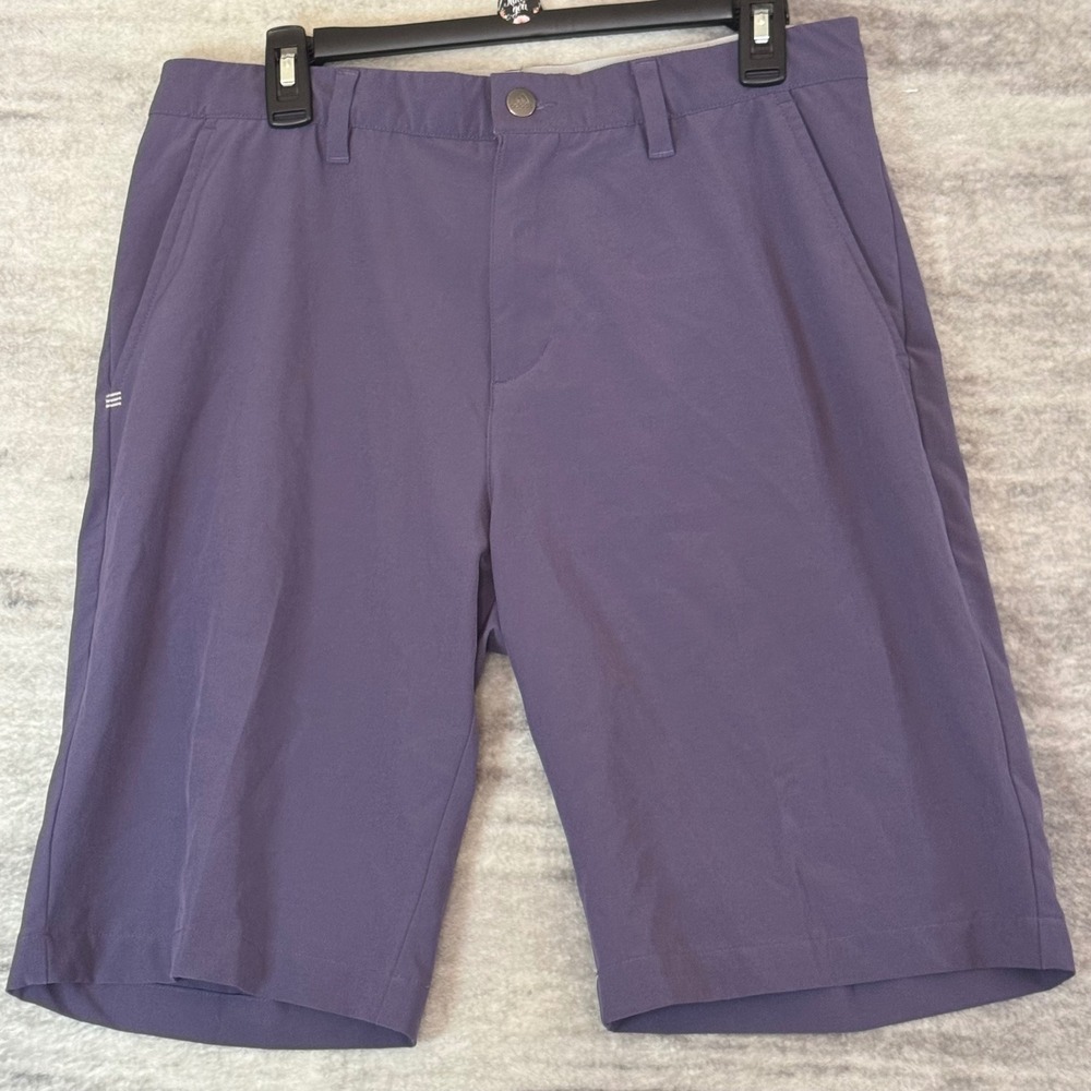 Adidas Mens Ultimate365 Golf Shorts Purple Stretch Flat Front CY9273 Size 33